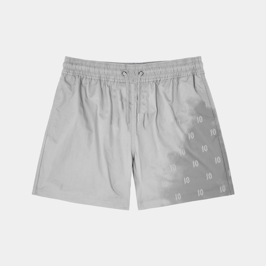 Poolside Reactive Swim Shorts Grey