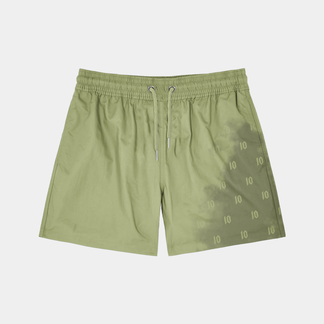 Poolside Reactive Swim Shorts Khaki