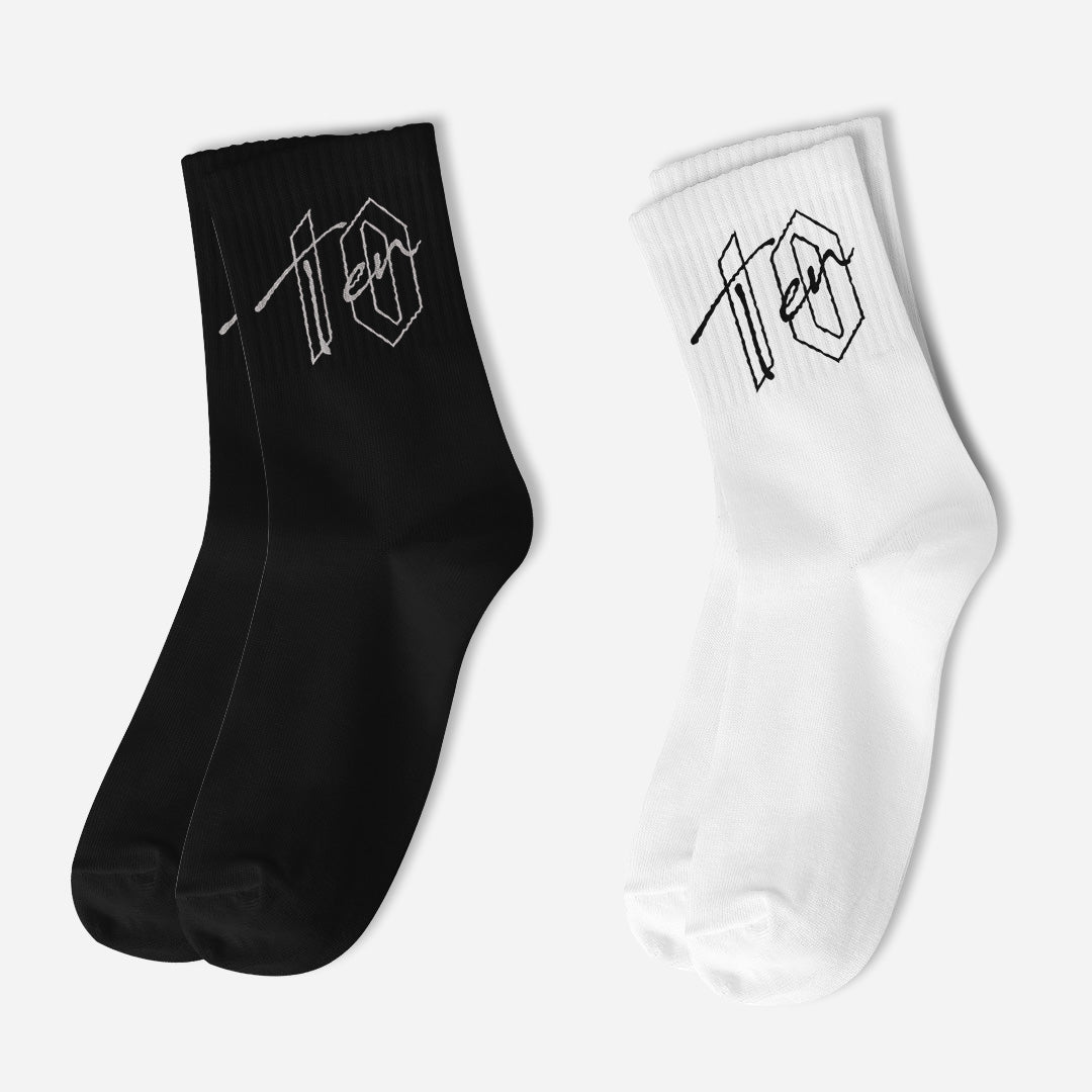 Ten10 Basic Socks x 2