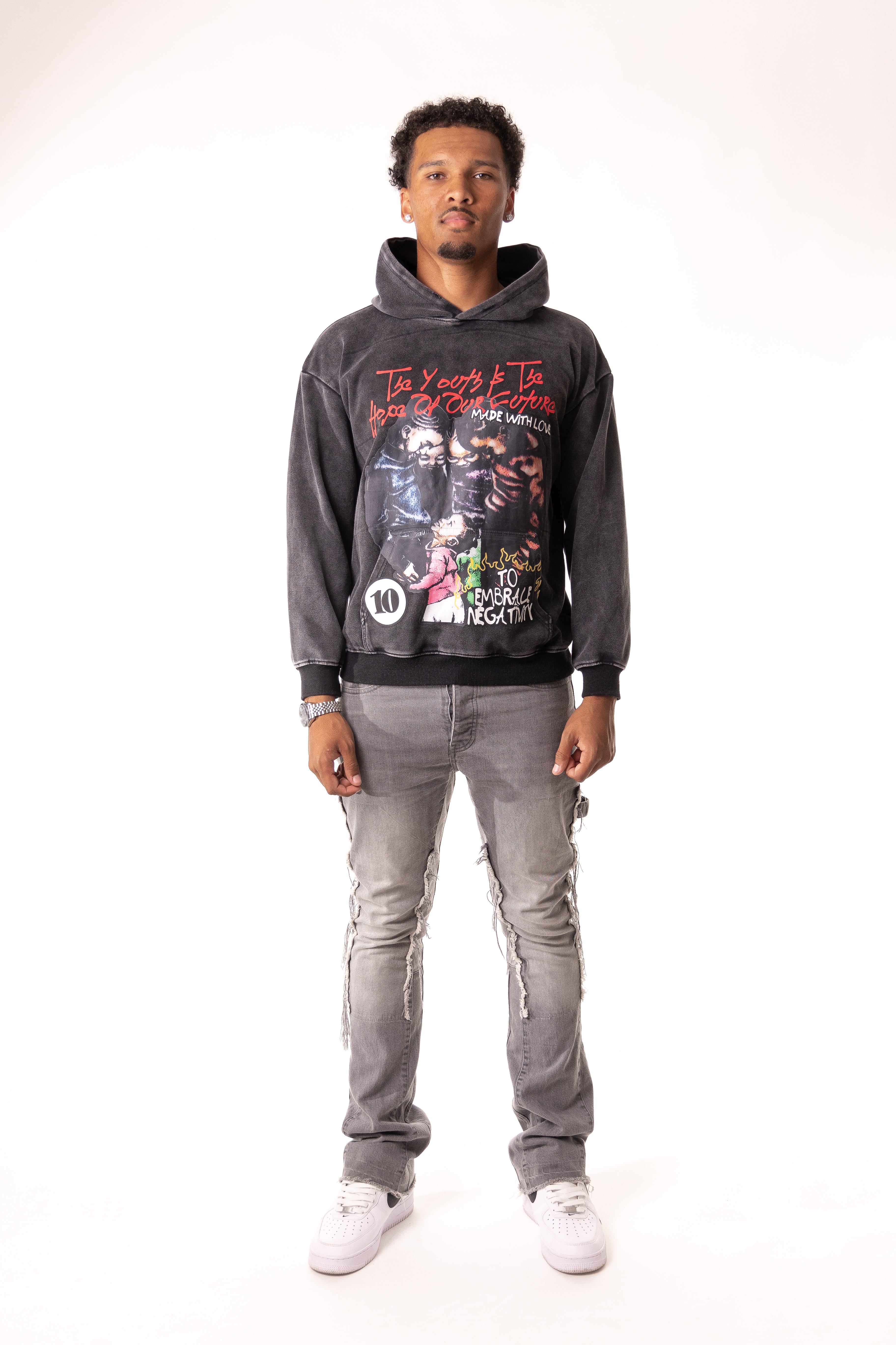 NxtGen Hoodie - Black Wash