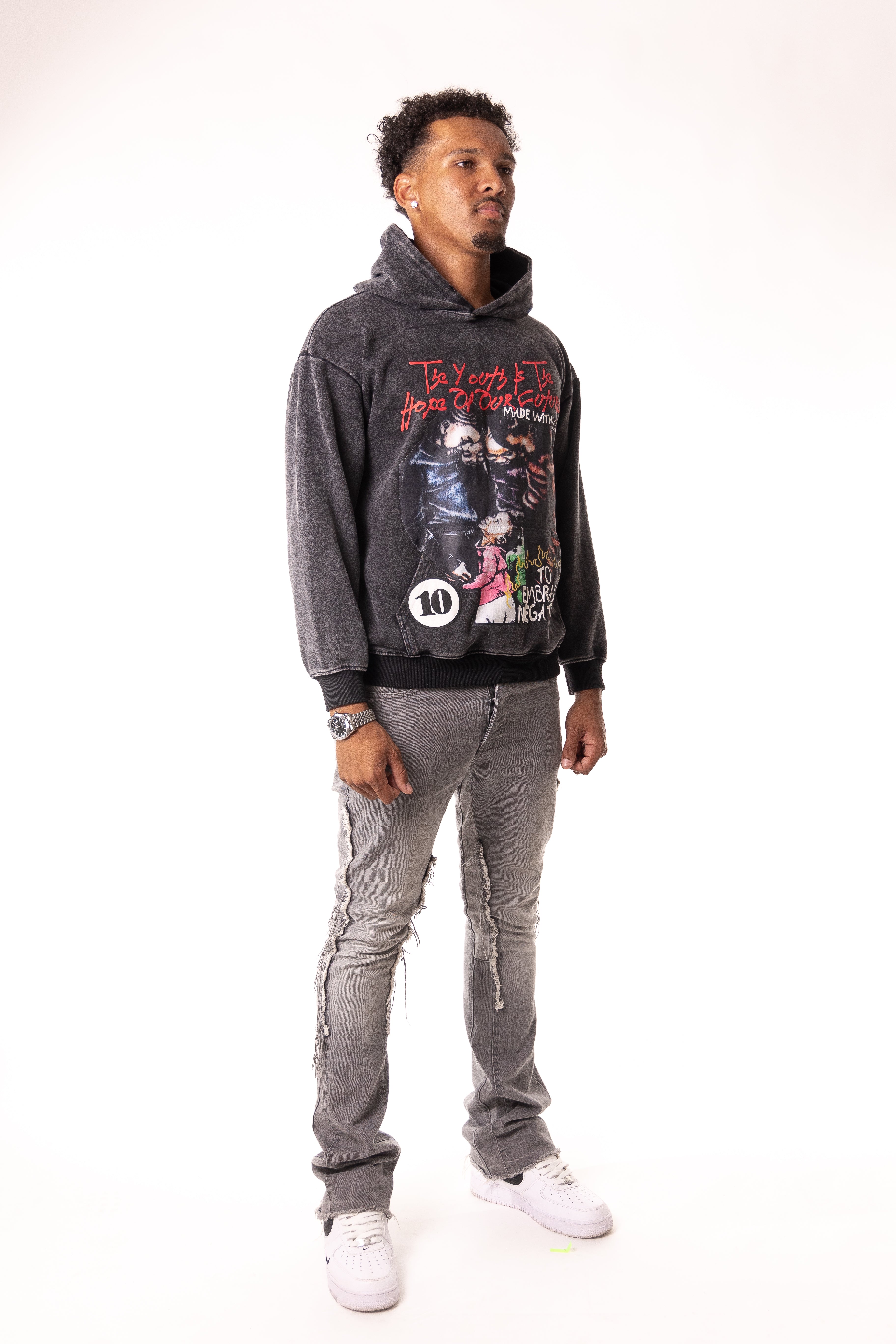 NxtGen Hoodie - Black Wash