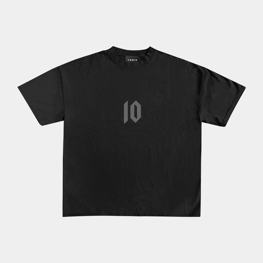 Basic 10 Tee Black Grey