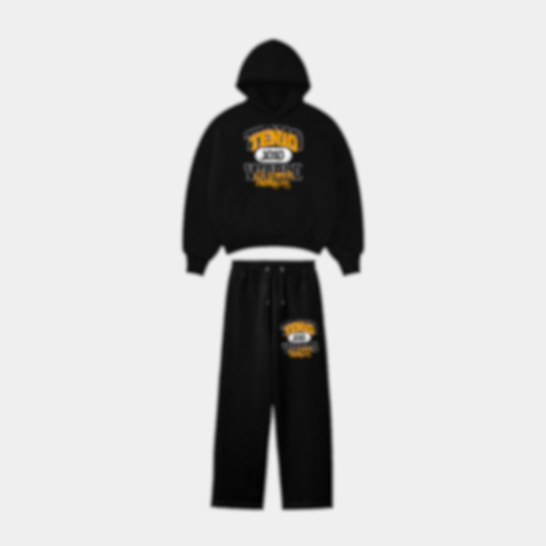 Ten10 "1%" Tracksuit Black Yellow